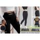 Women's black leggings 8938