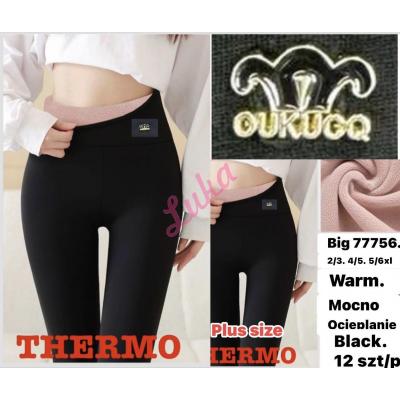 Women's black leggings 990204