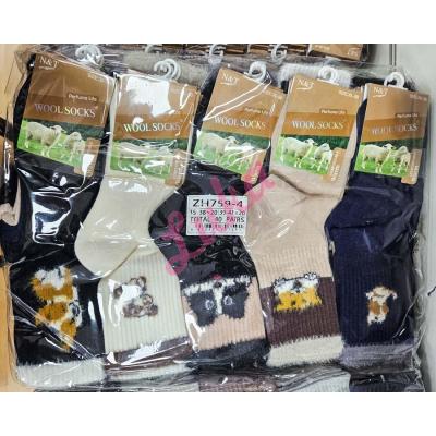 Women's socks WOOL Nan Tong ZH759-3