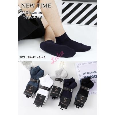 Men's bamboo low cut socks LY8500-1