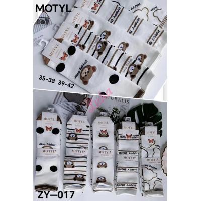 Skarpety damskie Motyl ZY017