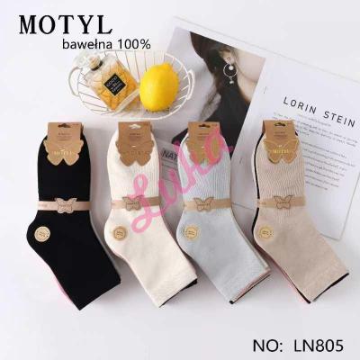 Women's socks Motyl LN804