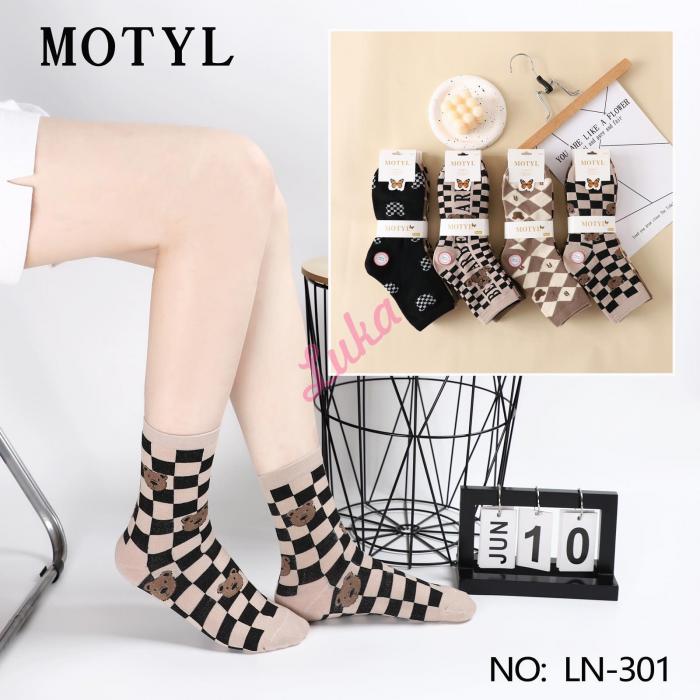 Women's socks Motyl LN304