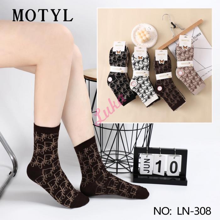 Women's socks Motyl LN305