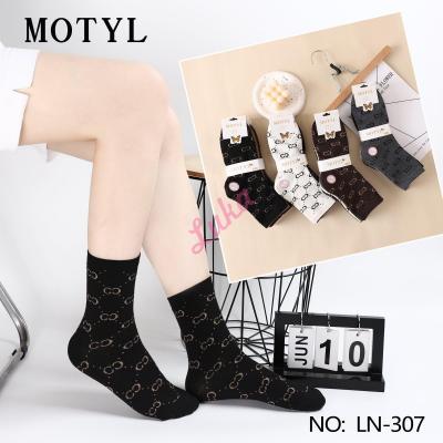 Women's socks Motyl LN306