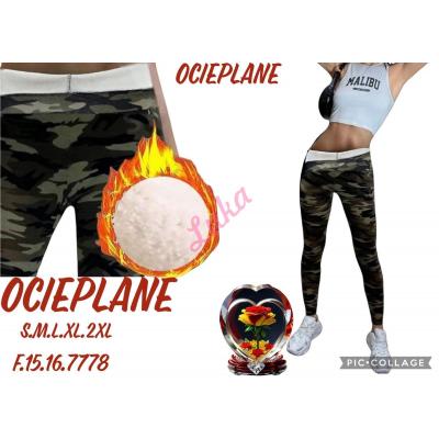 Legginsy damskie Ocieplane 28260