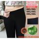 Women's warm black leggings