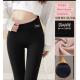 Women's warm black leggings