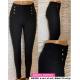 Women's warm black leggings