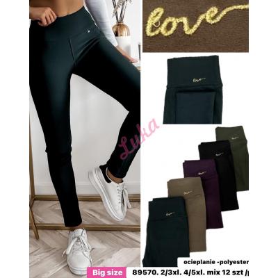 Women's warm leggings 89570