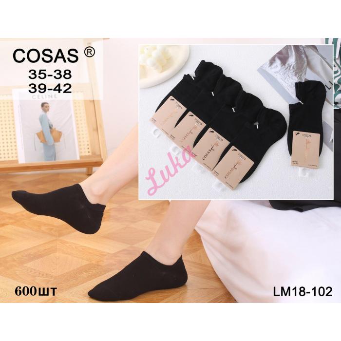 Women's low cut socks bamboo Cosas LM18-101