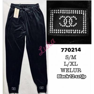 Women's black pants 770214