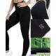 Women's black warm pants 77015