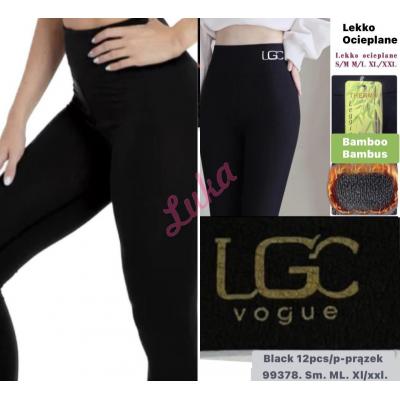 Women's black leggings 99378