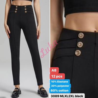 Women's black pants 3089