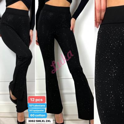 Women's black leggings 3062