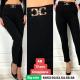 Women's warm black leggings 808