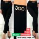 Women's warm black leggings 808