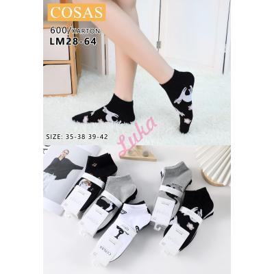 Women's low cut socks Cosas LM28-64