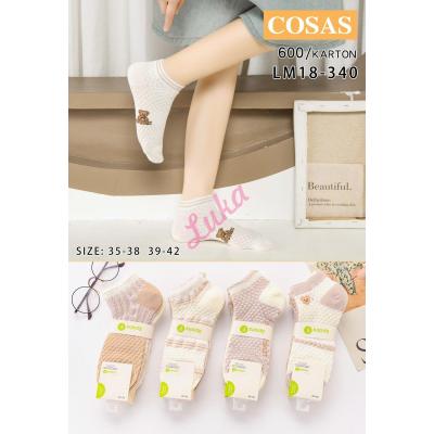 Women's low cut socks Cosas LM18-340