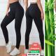 Women's warm black leggings 808