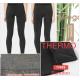 Women's black warm leggings