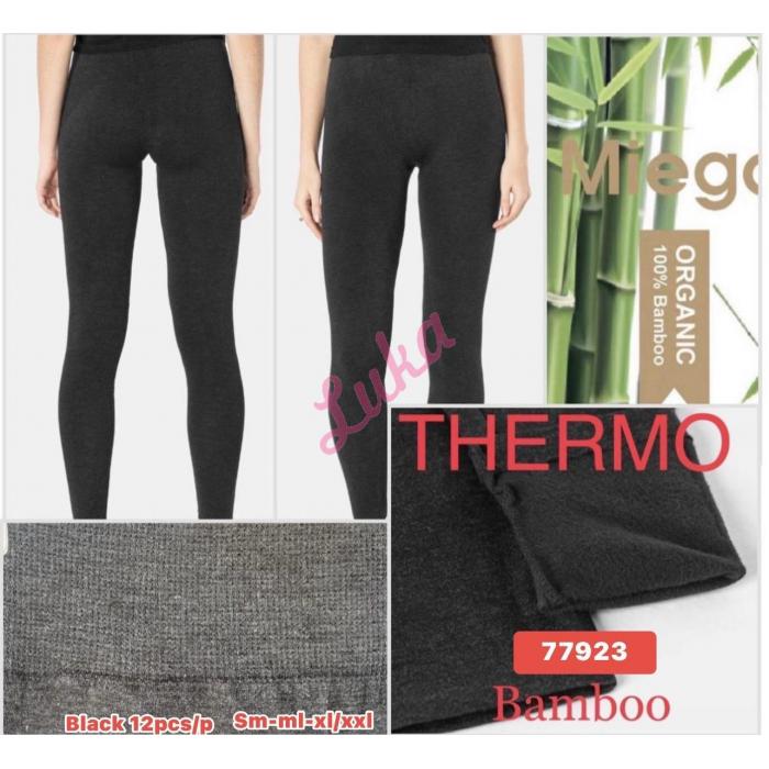 Women's black warm leggings