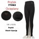 Women's black warm leggings