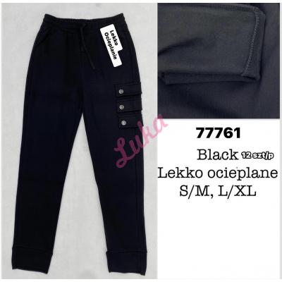 Women's black pants 77761