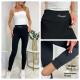 Women's warm black pants w5275