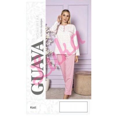 Women's turkish pajamas Guava 14416