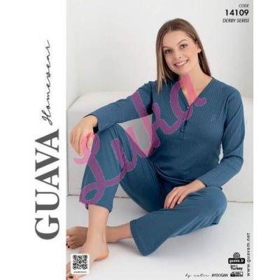 Women's turkish pajamas Guava 14109