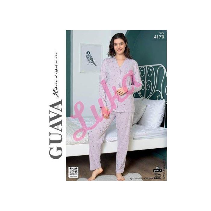 Women's turkish pajamas Guava 14109