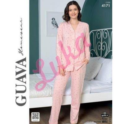 Women's turkish pajamas Guava 4171