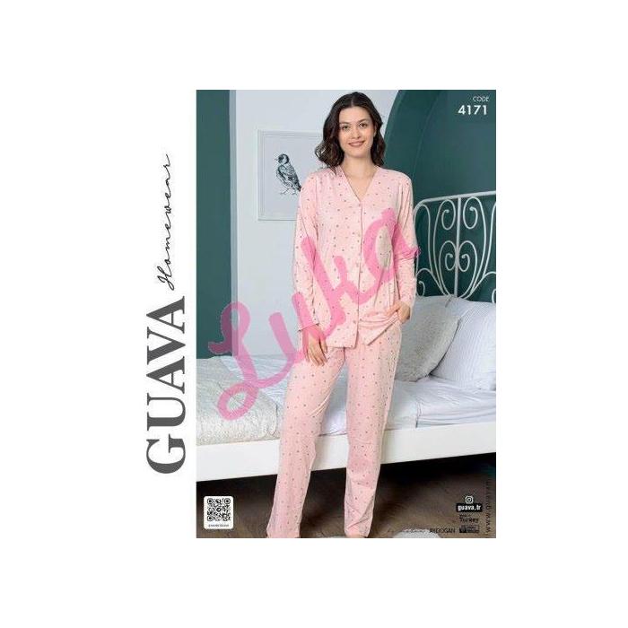 Women's turkish pajamas Guava 4170