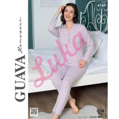 Women's turkish pajamas Guava 4169