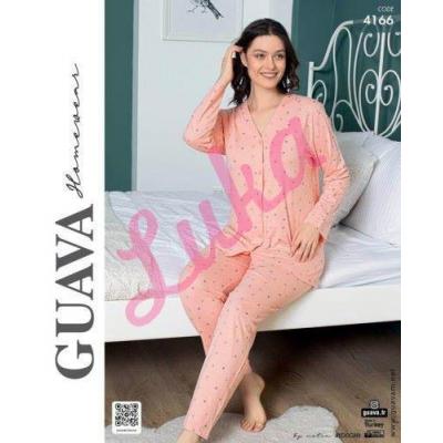 Women's turkish pajamas Guava 4166