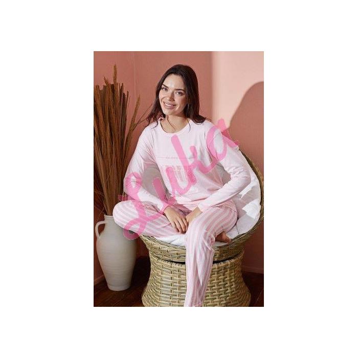 Women's turkish pajamas Guava 4166