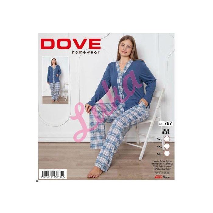 Women's turkish pajamas Dove 767