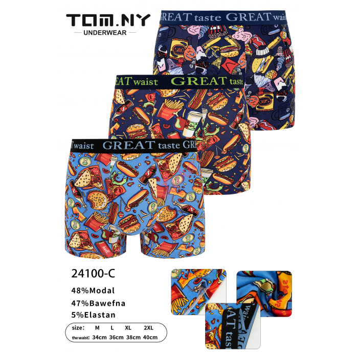 Men's boxer shorts Tomny 2483-C