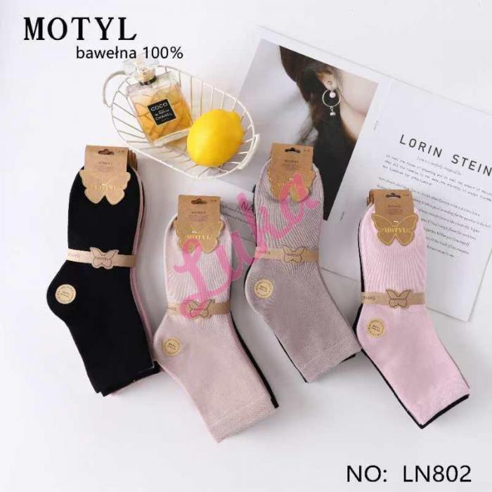 Women's socks Motyl LN801