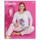 Women's turkish pajamas Rinda 2617