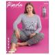 Women's turkish pajamas Rinda 3003