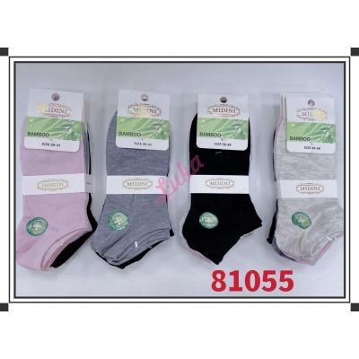 Women's low cut socks bamboo Midini 81055