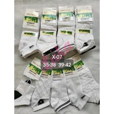 Women's low cut socks bamboo Hobby Day x-07