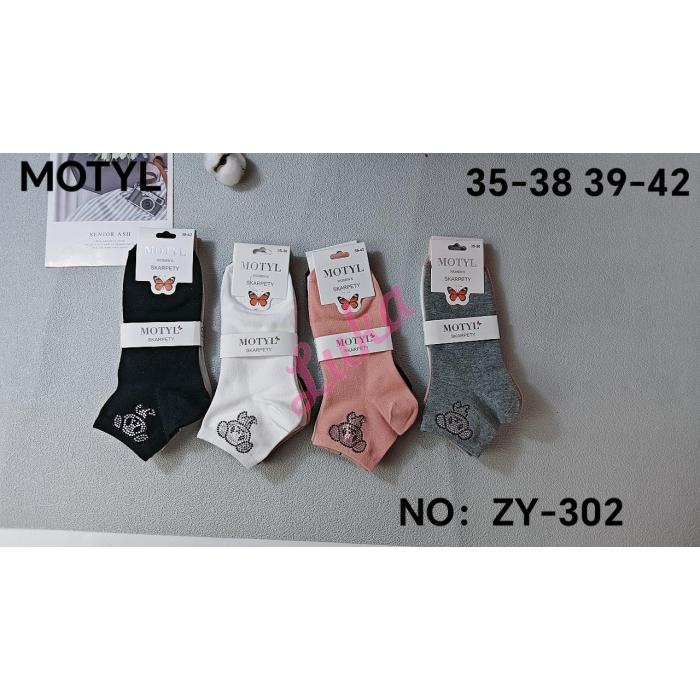 Women's socks Motyl ZY-301