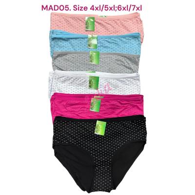 Women's bamboo panties MAD05 Big Size