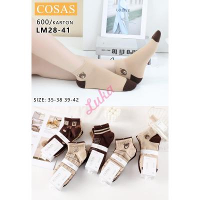 Women's low cut socks Cosas LM28-40