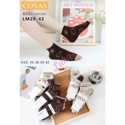 Women's low cut socks Cosas LM28-41