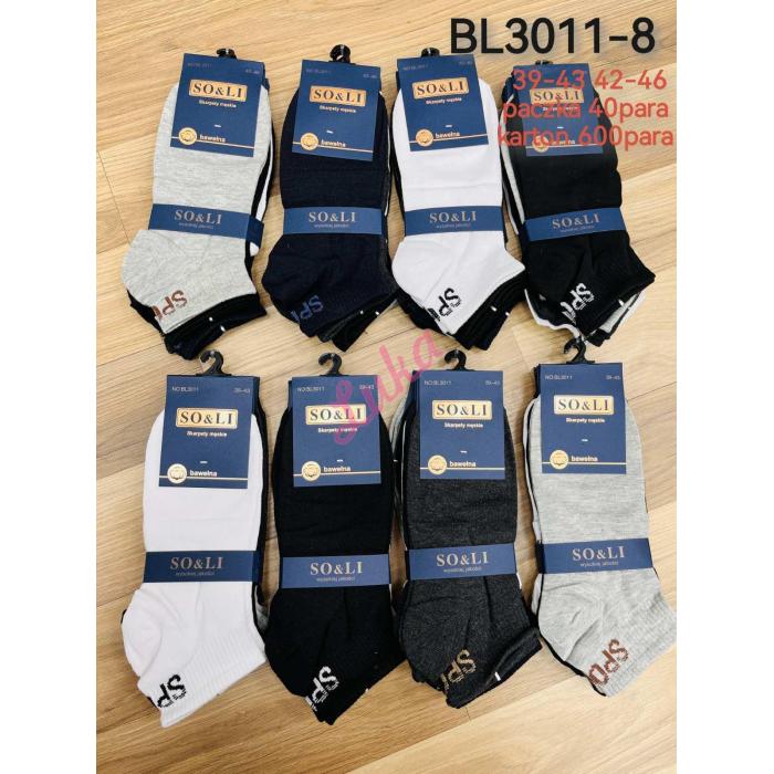 Men's low cut socks So&Li BL3011-4